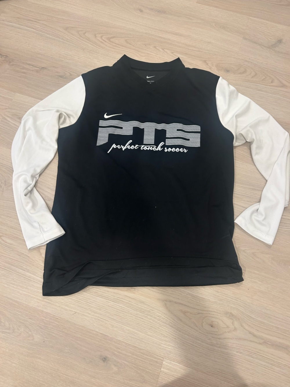 Nike Black & White Soccer Pullover